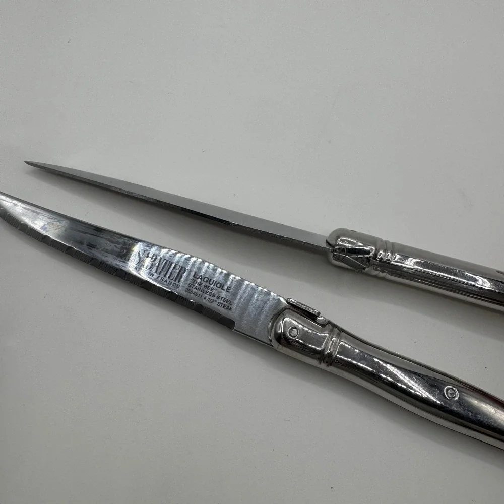 Sabatier Laguiole The Bee Steak Knives Set of 2 Stainless Steel 4.5in France